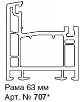 907-ЕЕ (ЛП) РАМА 63ММ, БЕЛАЯ, ЭНЖИН (845 М.П.)